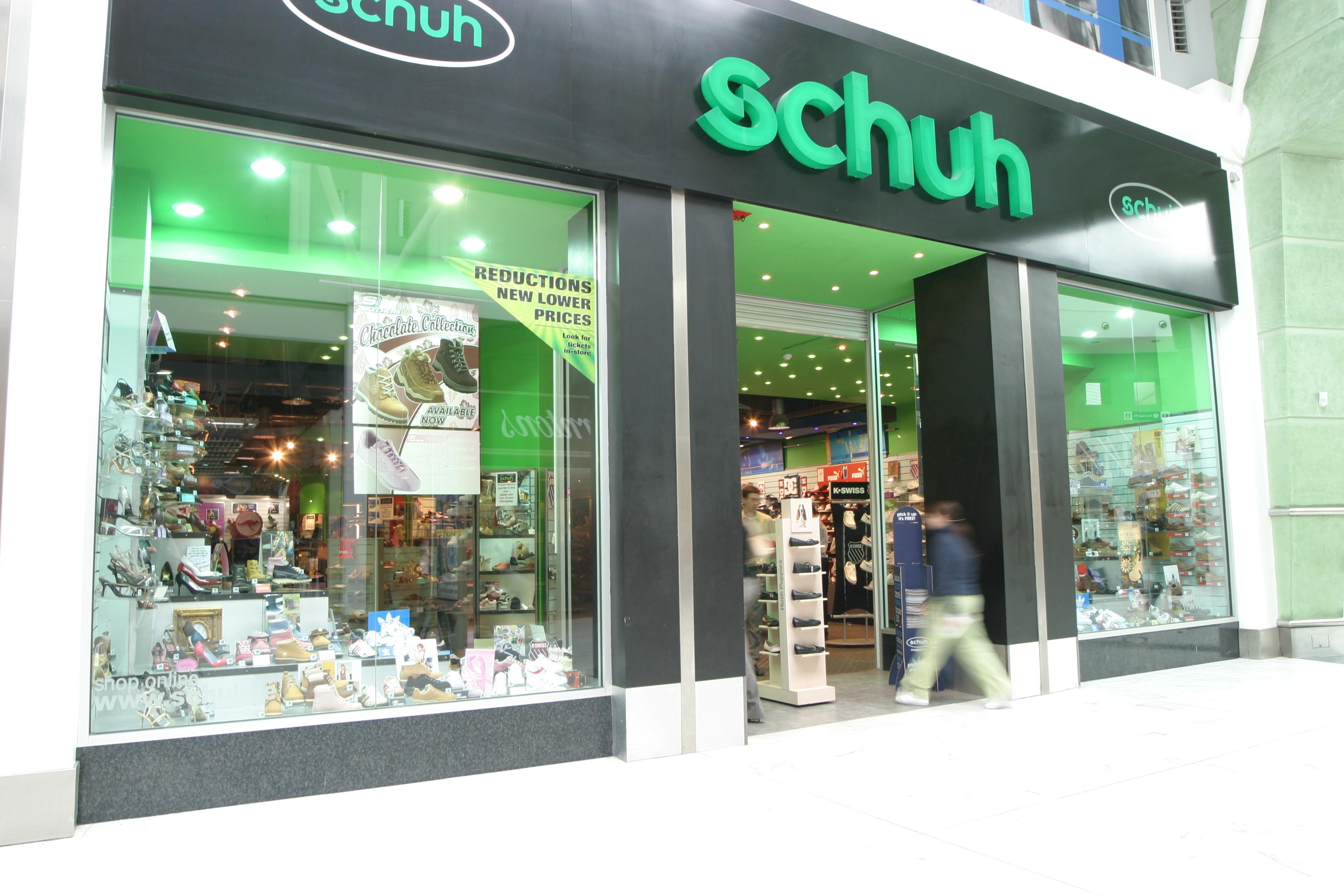 SDCC Source: Exterior of the Schuh shop, Liffey Valley Shopping Centre